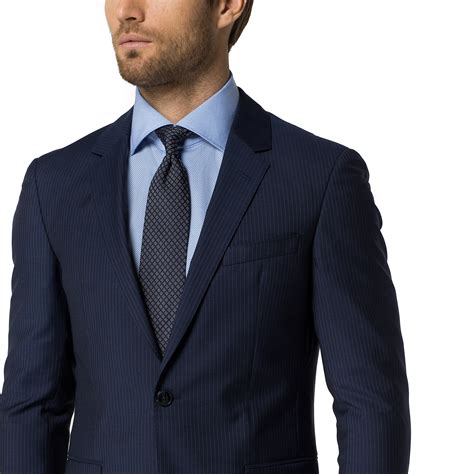 tommy hilfiger navy blue suit.